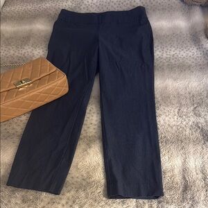 Van Heusen Elegant Navy Blue Women's Dress Capris